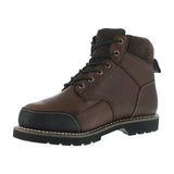 IRON AGE 6" MEN'S WORK BOOT STEEL TOE DOZER IA0163 IN BROWN - TLW Shoes