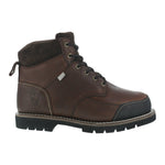 IRON AGE 6" MEN'S WORK BOOT STEEL TOE DOZER IA0163 IN BROWN - TLW Shoes