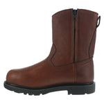 IRON AGE 10" MEN'S WORK BOOT WELLINGTON COMPOSITE TOE HAULER IA0195 IN BROWN - TLW Shoes