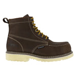 IRON AGE 6" MEN'S WORK BOOT WATERPROOF COMPOSITE TOE SOLIDIFIER IA5062 IN BROWN - TLW Shoes