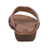 Women's Iris Blush Embellished Asymmetrical Flat Sandals - TLW Shoes