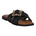 Women's Ivy Black Woven Flat Sandals - TLW Shoes