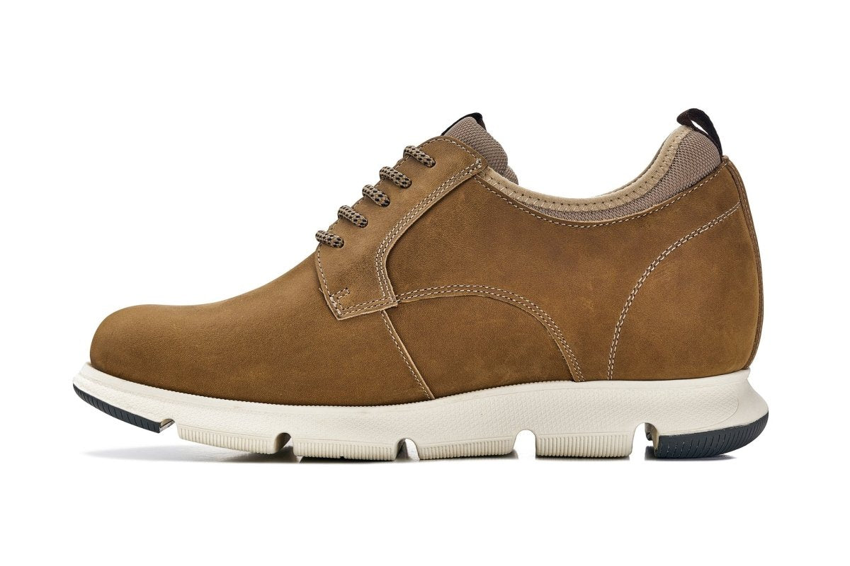 CALTO - J1200 - 3.3 Inches Taller (Tan Brown) - TLW Shoes