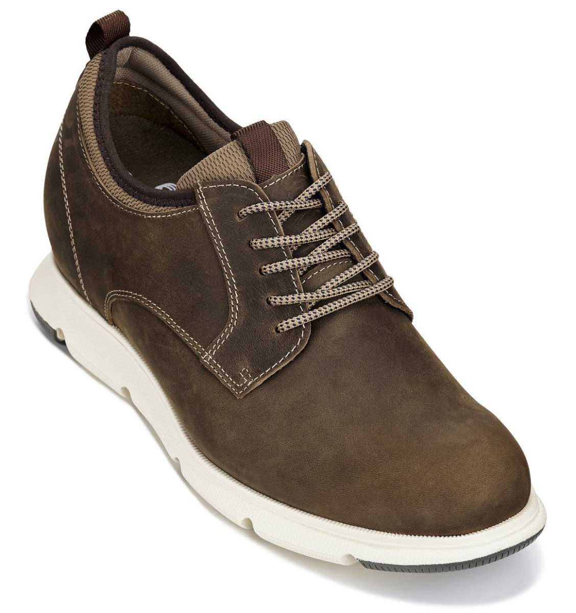 CALTO - J1201 - 3.3 Inches Taller (Coffee Brown) - TLW Shoes