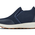 CALTO - J1435 - 3.3 Inches Taller (Dark Blue) - Casual Chunky Sole Sneaker Loafers - TLW Shoes