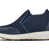 CALTO - J1435 - 3.3 Inches Taller (Dark Blue) - Casual Chunky Sole Sneaker Loafers - TLW Shoes
