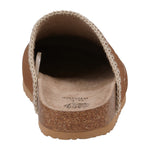 Women's Jamie Cognac Slide Footbed Clogs - TLW Shoes