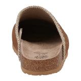 Women's Jamie Cognac Slide Footbed Clogs - TLW Shoes