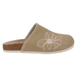 Women's Jamie Natural Slide Footbed Clogs - #TLW Shoes