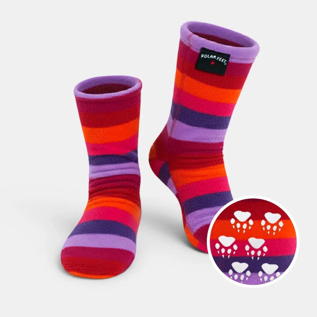Polar Feet Fleece Socks - Jellybean - TLW Shoes