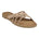 Jolie Nude Strappy Embellished Flat Sandals - TLW Shoes