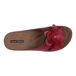 Women's Joy Coral Flower Flat Sandals - TLW Shoes