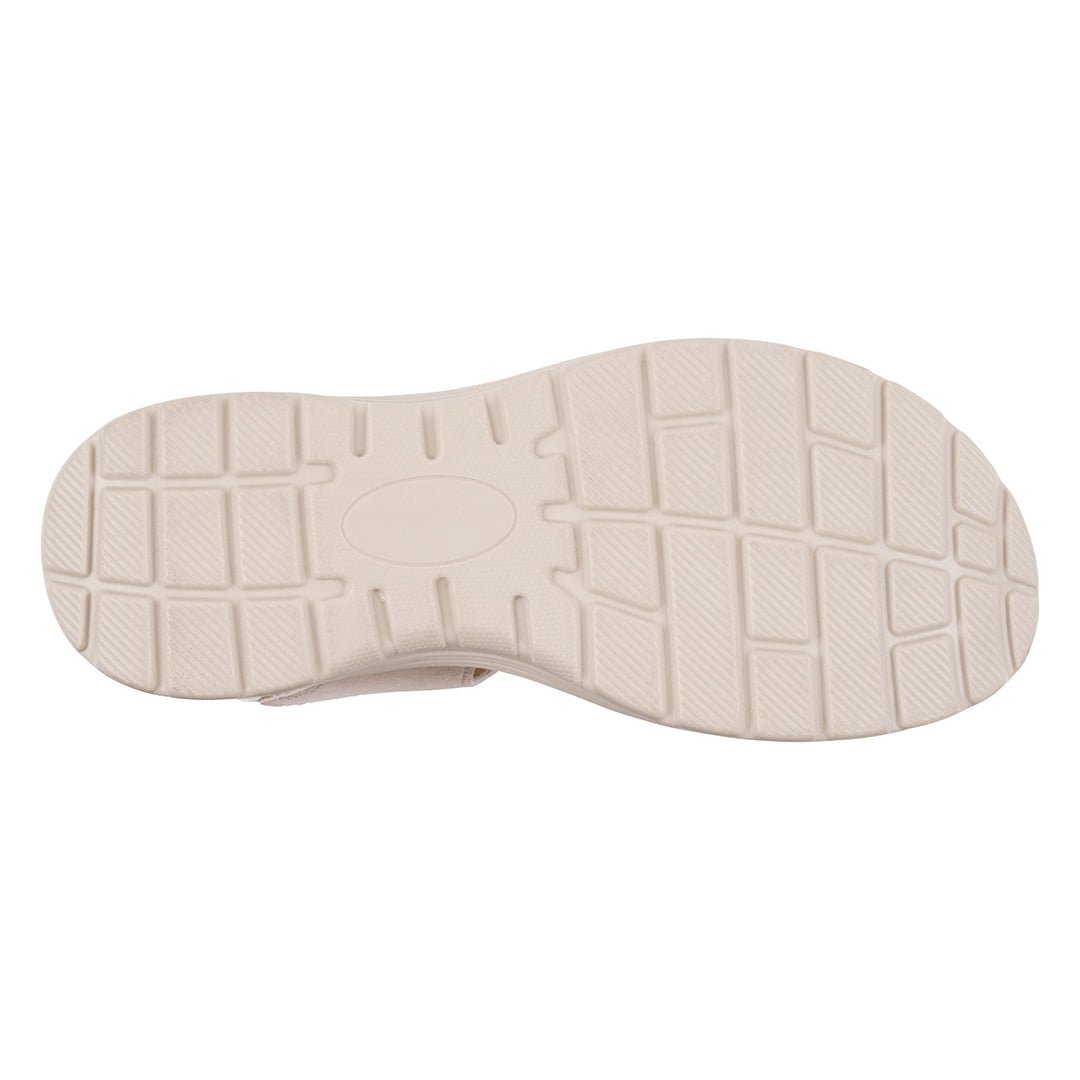 Women's Judy Gold Velcro Comfort Flat Sandals - TLW Shoes