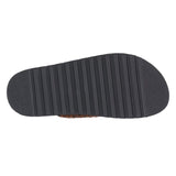 Women's Juno Camel Slide Footbed Sandals - TLW Shoes