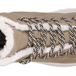 Justine Lace - up Taupe Bootie - TLW Shoes
