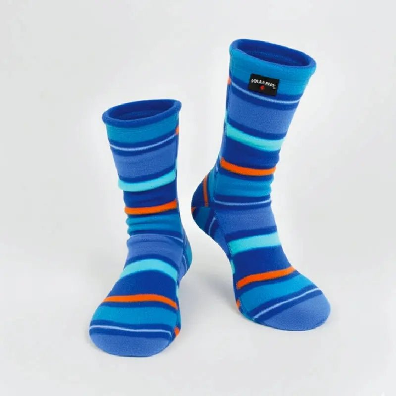 Polar Feet Fleece Socks - Jazz Stripes - TLW Shoes