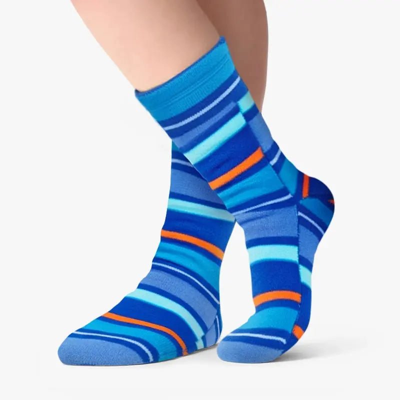 Polar Feet Fleece Socks - Jazz Stripes - TLW Shoes