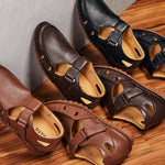 CALTO - K0751 - 2.8 Inches Taller (Black) - Lightweight Casual Fisherman Sandal - TLW Shoes