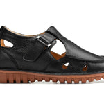 CALTO - K0751 - 2.8 Inches Taller (Black) - Lightweight Casual Fisherman Sandal - TLW Shoes