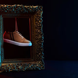 CALTO - K1551 - 2.8 Inches Taller (Nubuck Tan) - Lace Up Casual Sneakers - TLW Shoes