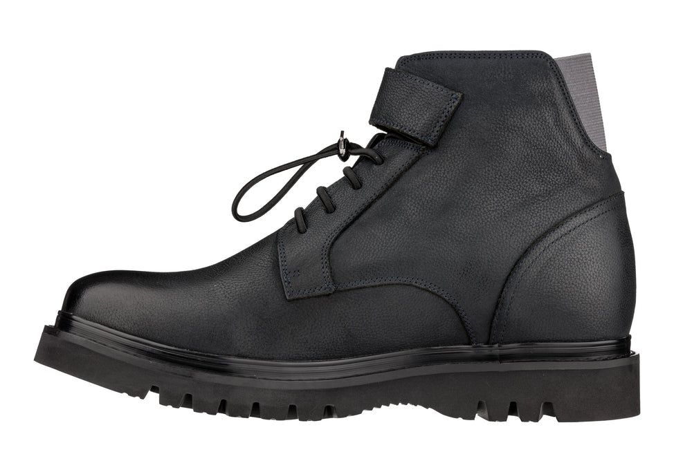 CALTO - K83116 - 3.2 Inches Taller (Dark Blue) - Casual Boots - TLW Shoes