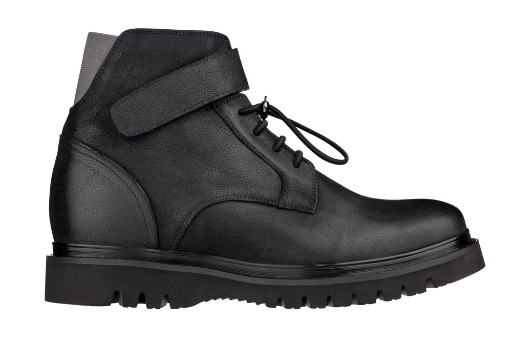 CALTO - K83116 - 3.2 Inches Taller (Dark Blue) - Casual Boots - TLW Shoes