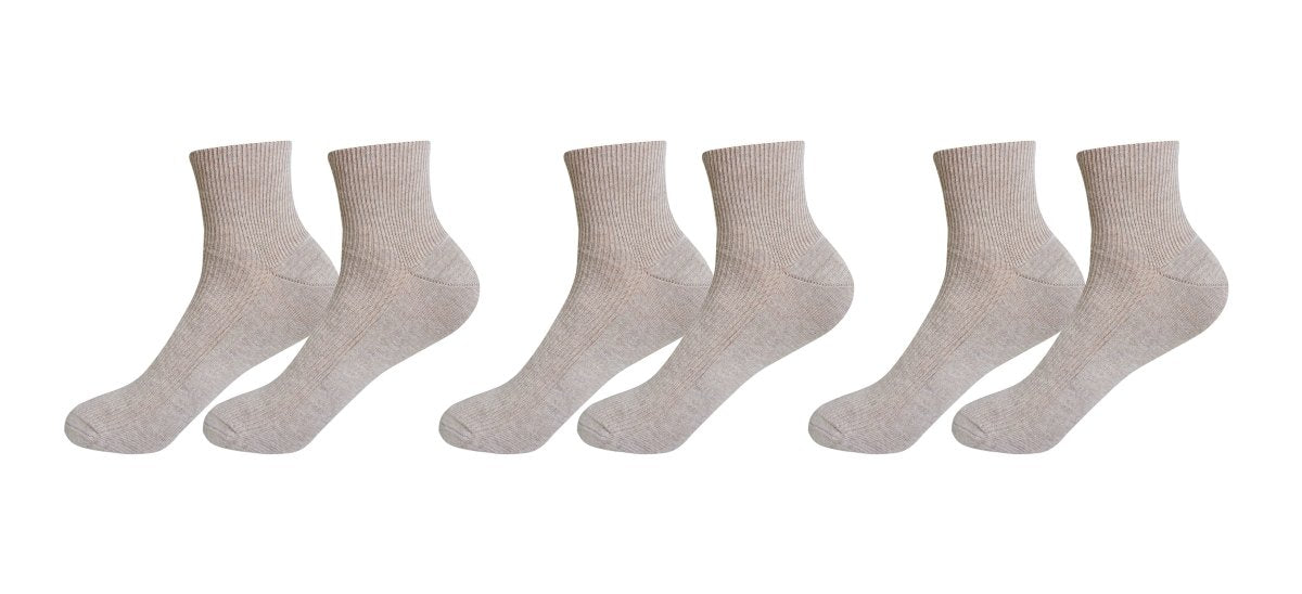 tittimitti® 100% Organic Combed Cotton Luxury Men's Socks. 3 Pairs. Made in Italy. - TLW Shoes