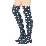 Over The Knee Fleece Socks - Snow - TLW Shoes