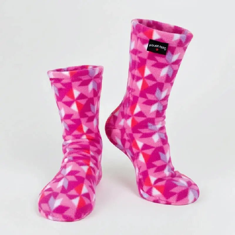 Polar Feet Fleece Socks - Kaleidoscope - TLW Shoes