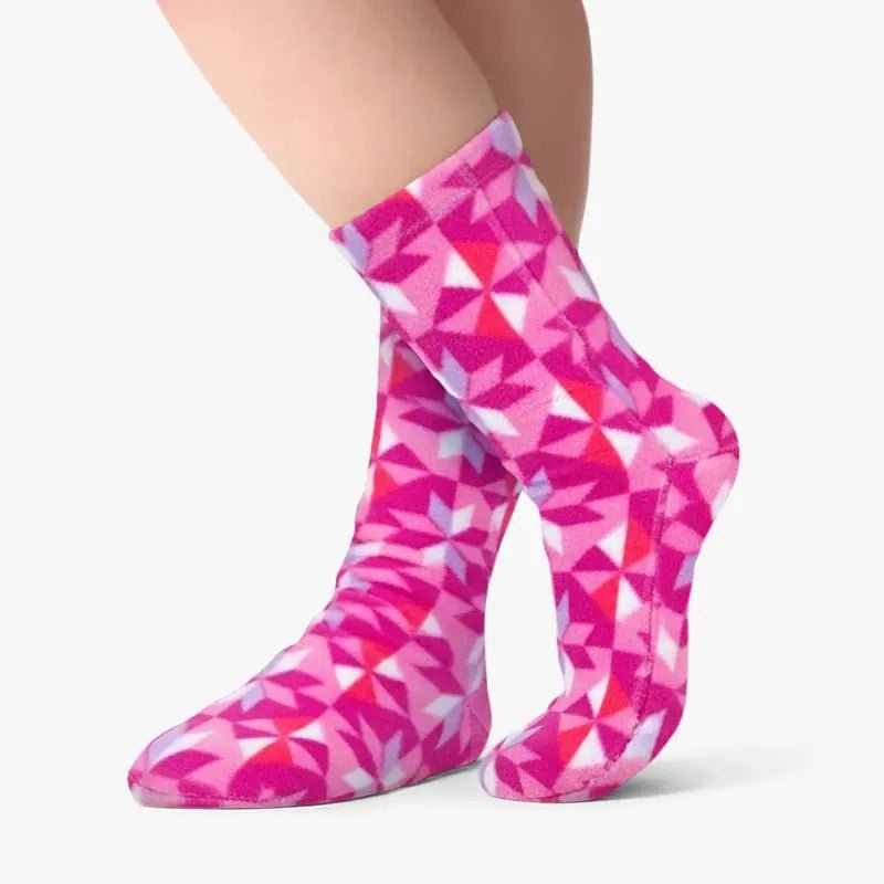 Polar Feet Fleece Socks - Kaleidoscope - TLW Shoes