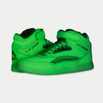 LA Gear Women’s Flame Hightop | Neon Yellow Glow - TLW Shoes