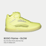LA Gear Women’s Flame Hightop | Neon Yellow Glow - TLW Shoes