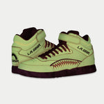 LA Gear Women's Flame Hightop | Neon Peach Glow - TLW Shoes