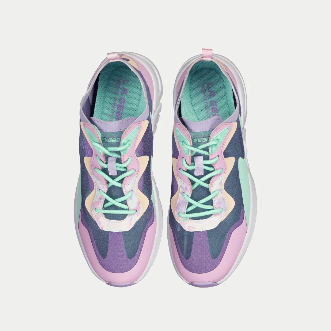 LA Gear Women's Mid - City Lowtop | Lavender x Pink - TLW Shoes