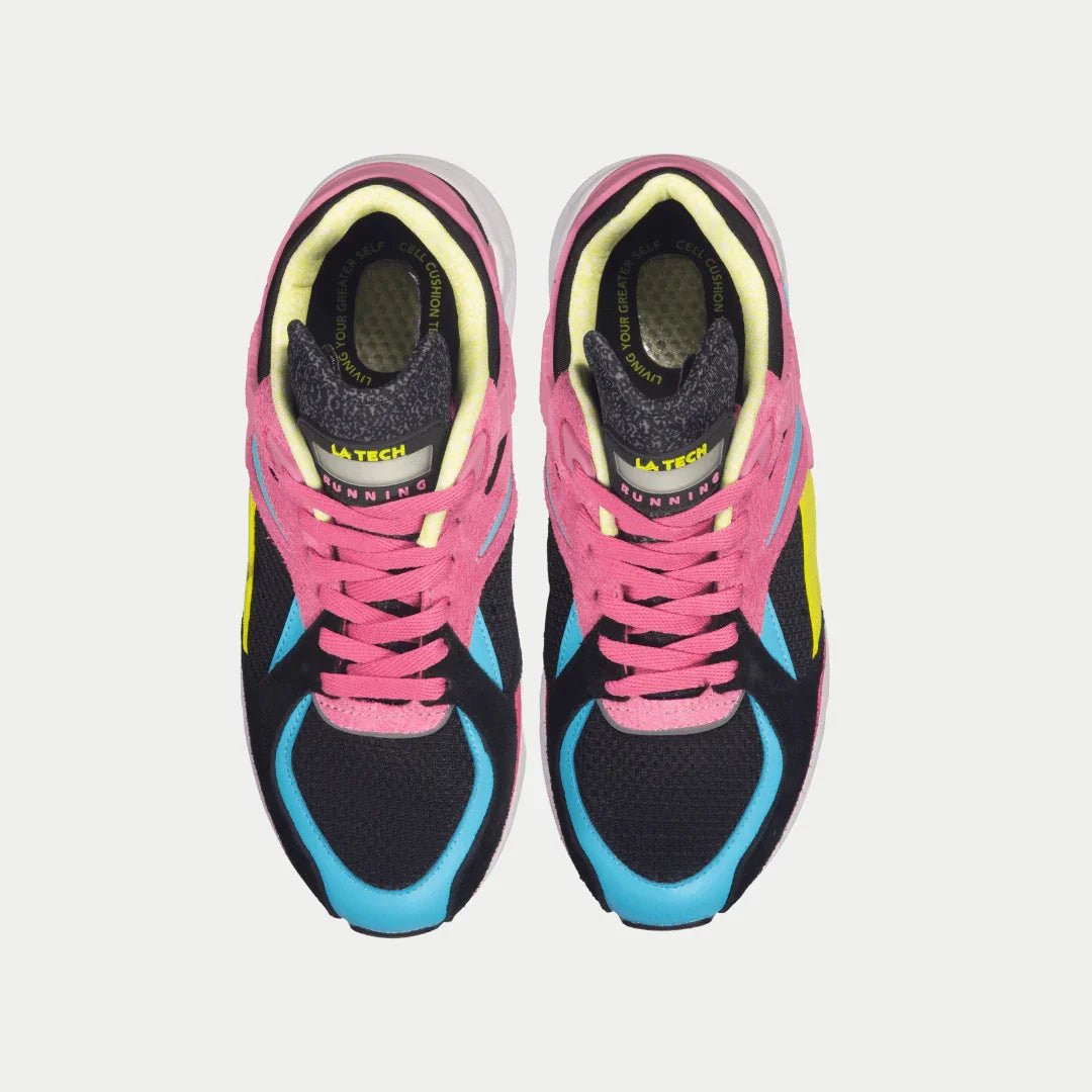 LA Gear Women's Catapult Light - Up Lowtop | Black x Pink - TLW Shoes