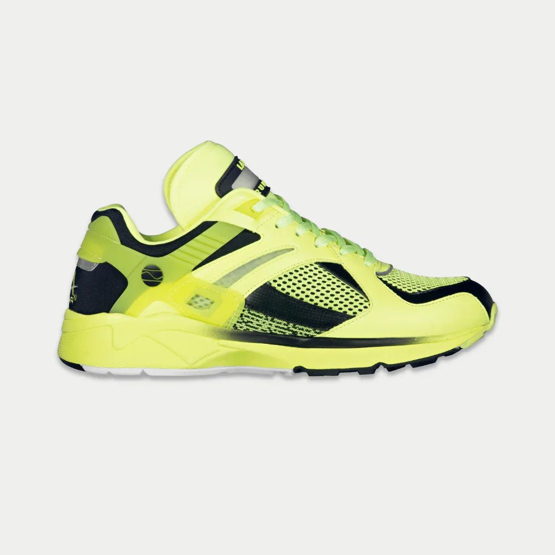 LA Gear Women's Light - Up x Glow Lowtop | Neon Yellow x Black - TLW Shoes