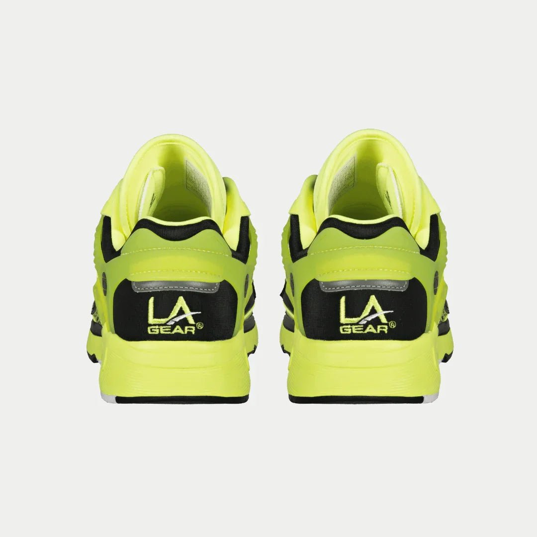 LA Gear Women's Light - Up x Glow Lowtop | Neon Yellow x Black - TLW Shoes