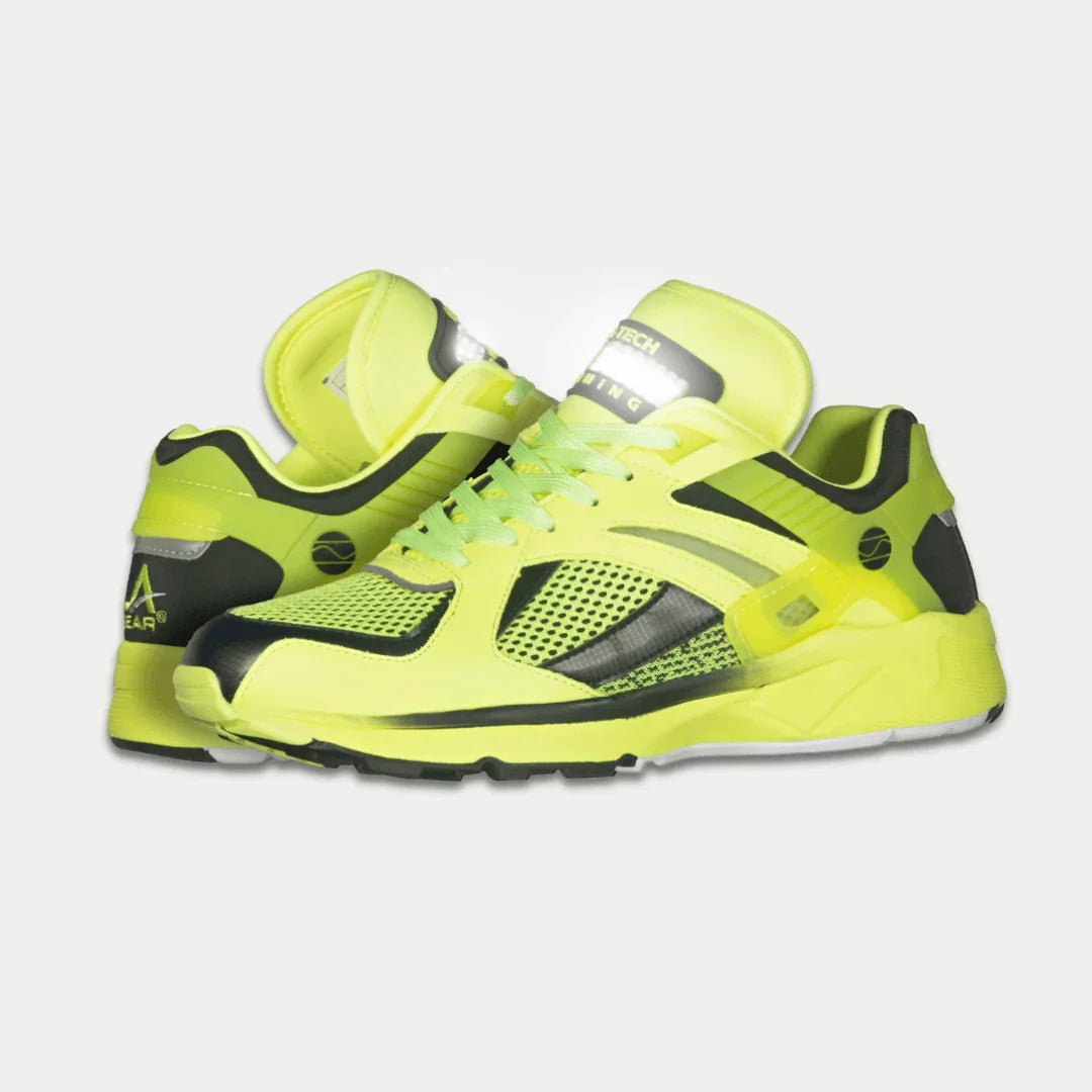 LA Gear Women's Light - Up x Glow Lowtop | Neon Yellow x Black - TLW Shoes
