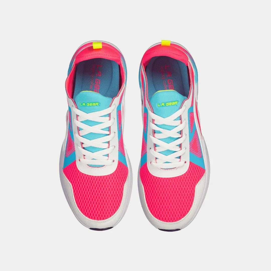 LA Gear Women's Tarzana Lowtop | White x Pink - TLW Shoes
