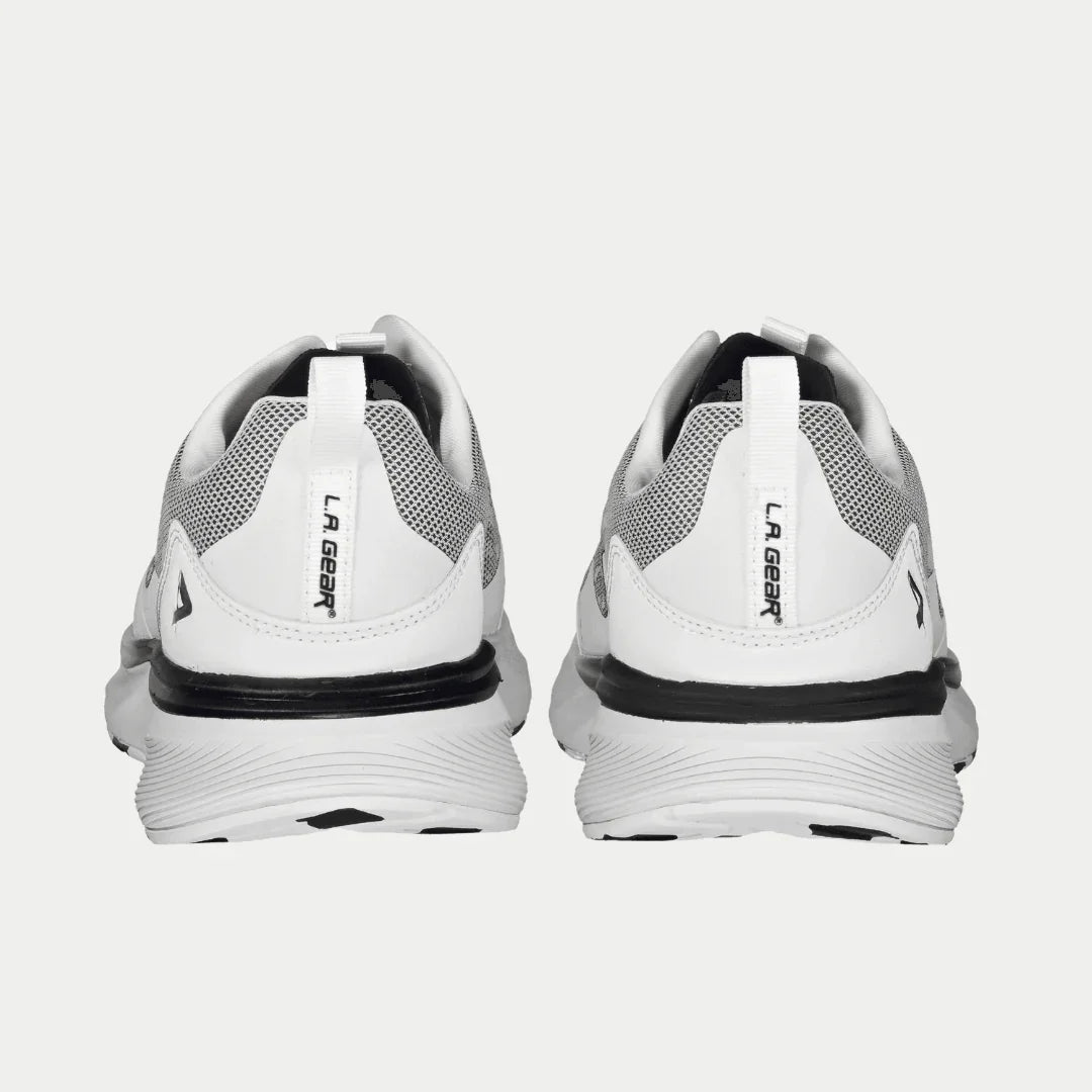 LA Gear Men's Highland Lowtop | White x Black - TLW Shoes
