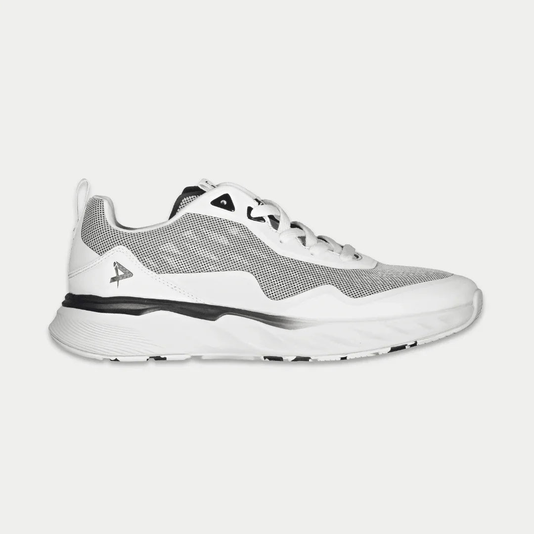 LA Gear Men's Highland Lowtop | White x Black - TLW Shoes