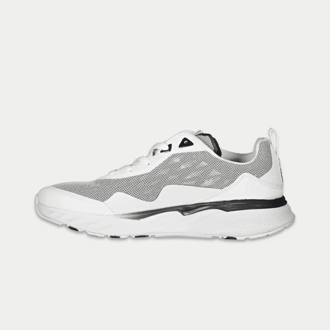 LA Gear Men's Highland Lowtop | White x Black - TLW Shoes