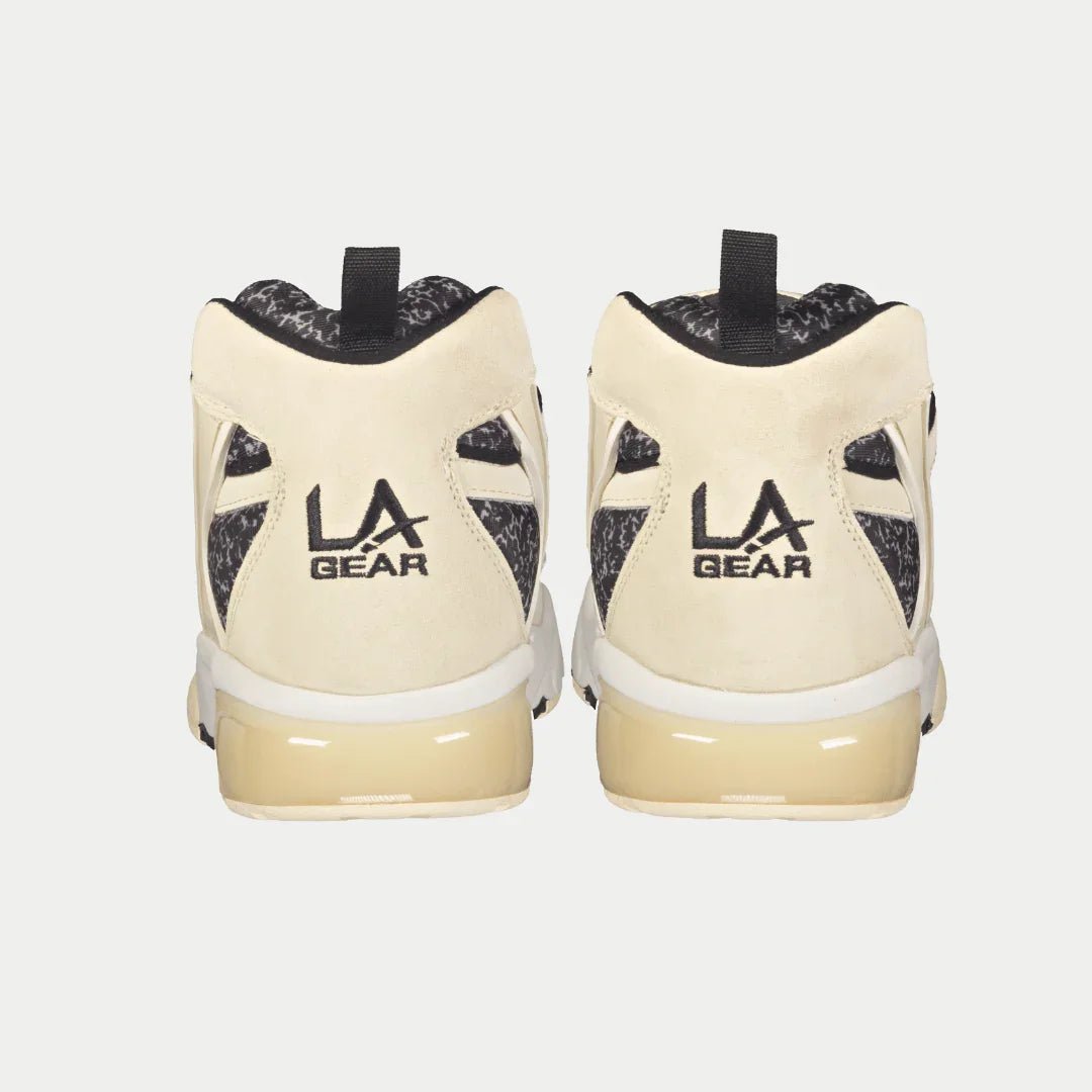 LA Gear Men's Turbo Light - Up Mid | Off - White x Black - TLW Shoes