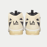 LA Gear Men's Turbo Light - Up Mid | Off - White x Black - TLW Shoes
