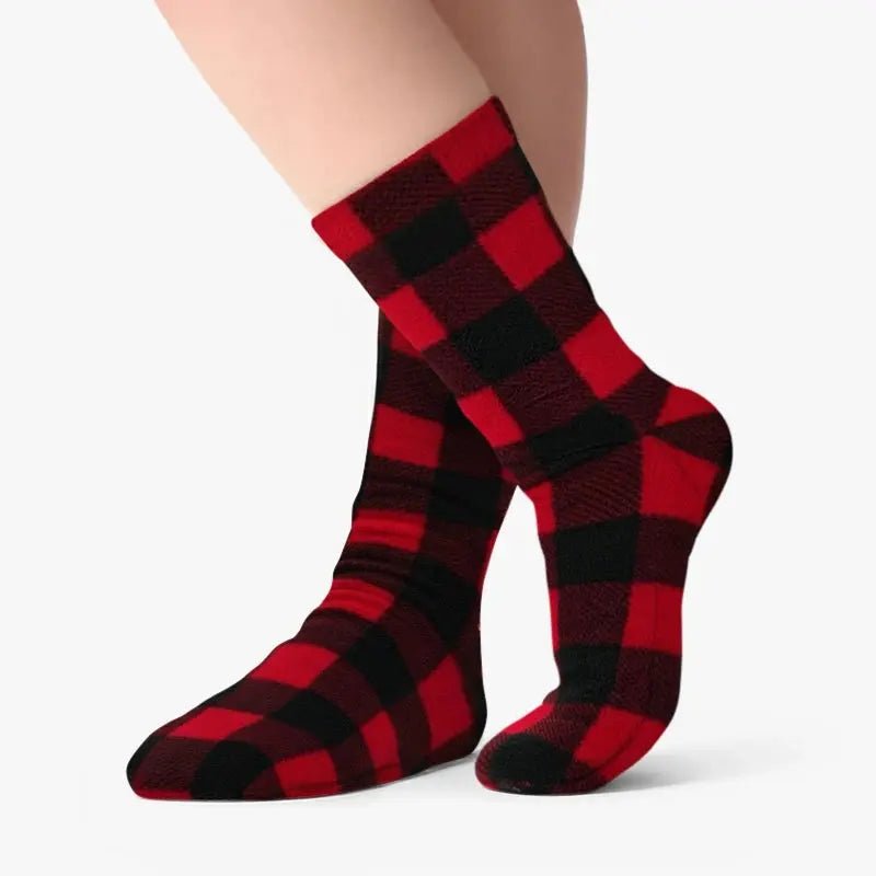 Polar Feet Fleece Socks - Lumberjack - TLW Shoes