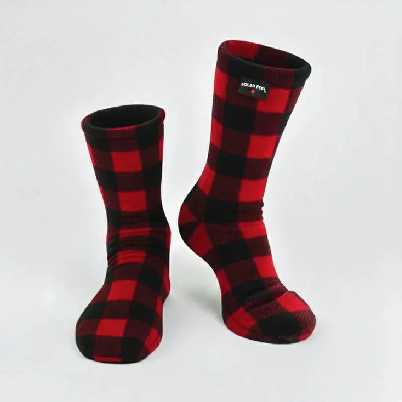 Polar Feet SUPER STRETCHY Fleece Socks - Lumberjack - TLW Shoes