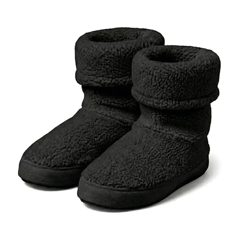 Polar Feet Men's Snugs - Black Berber - TLW Shoes
