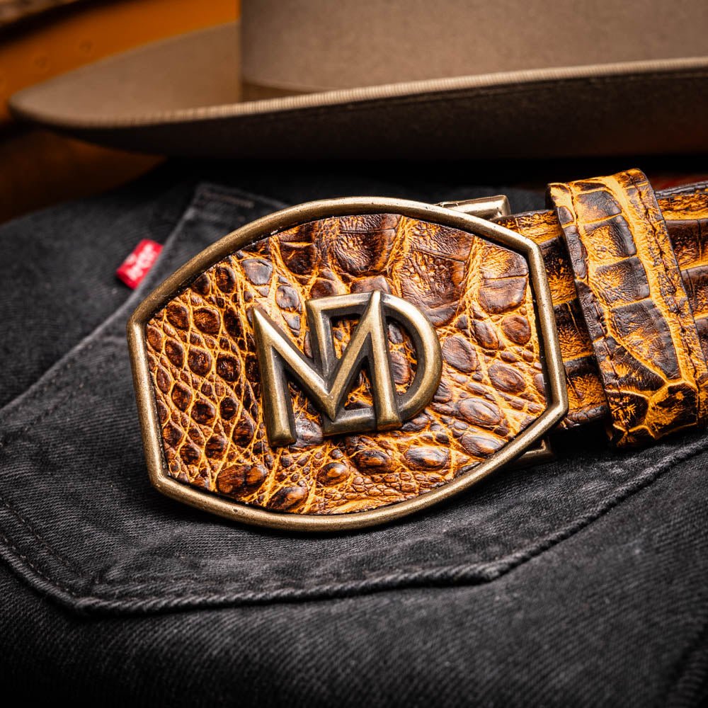 Marco Di Milano Iowa Belt Mustard Brown - TLW Shoes