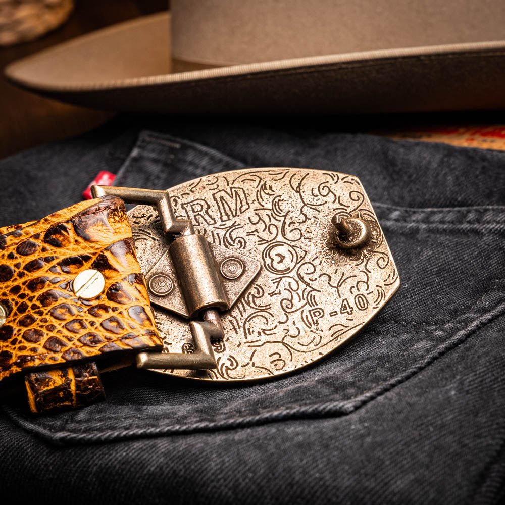 Marco Di Milano Iowa Belt Mustard Brown - TLW Shoes