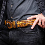 Marco Di Milano Iowa Belt Mustard Brown - TLW Shoes